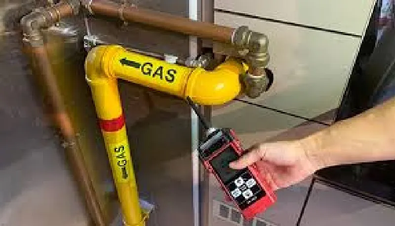 Instalação de tubulações de gás
